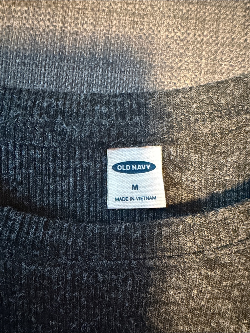 Old Navy Charcoal Gray Crew Neck Knit Tunic Sweater - Picture 2 of 6